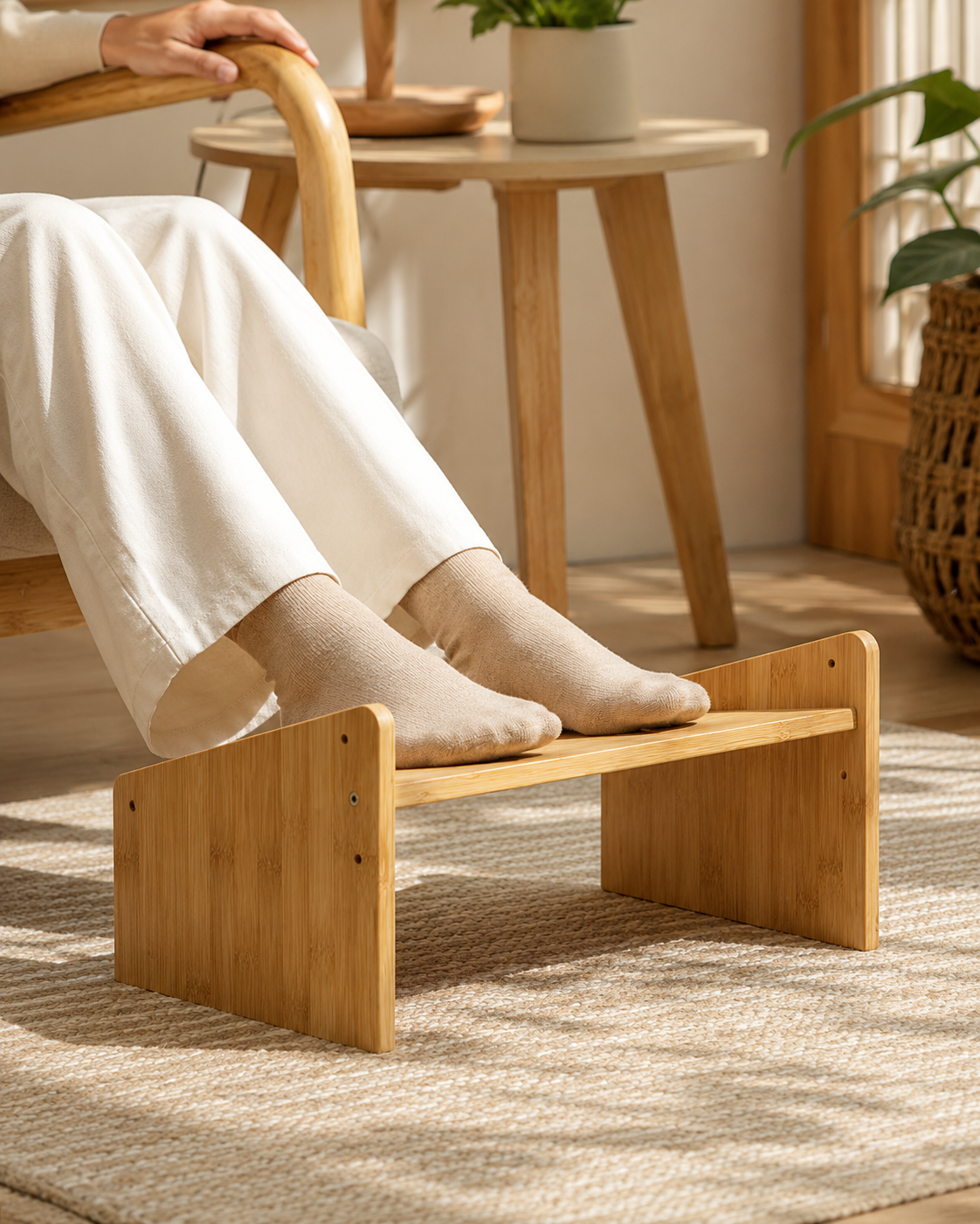 Posturol ComfortRise Bamboo Footrest