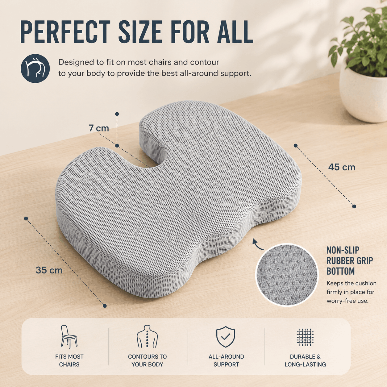 Posturol ComfortCore Seat Cushion