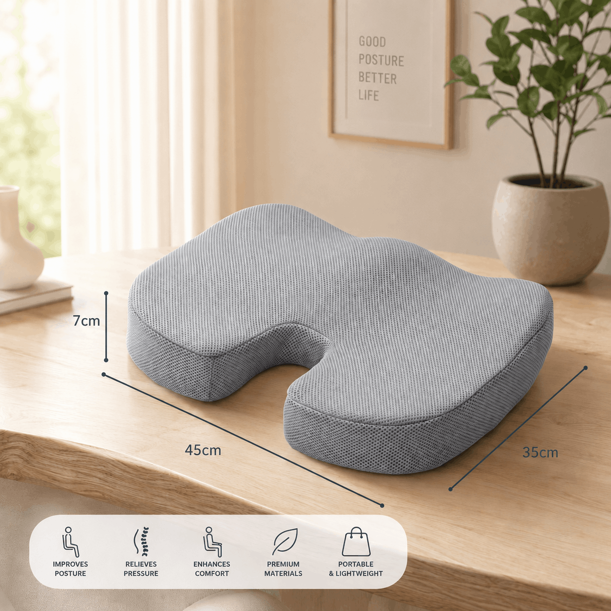 Posturol ComfortCore Seat Cushion